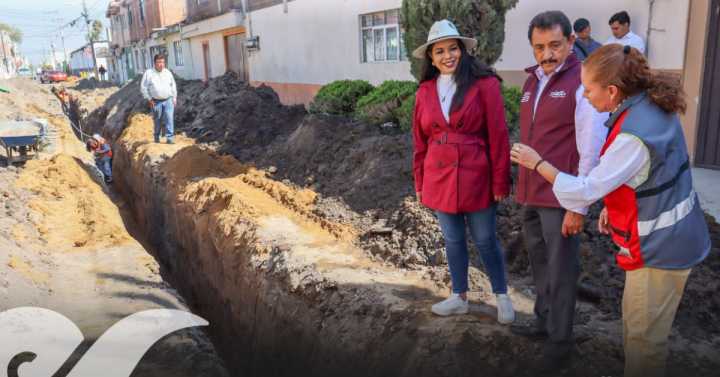 Arranca Tonantzin Fernández trabajos para renovar alcantarillado en Barrio de La Magdalena