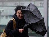 Amber weather warning in force as heavy rain raises flood risk