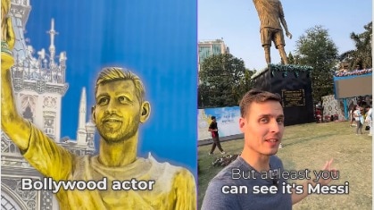 ‘70-ft statue in 40 days, but metro took decades’: German vlogger questions priorities over Messi tribute