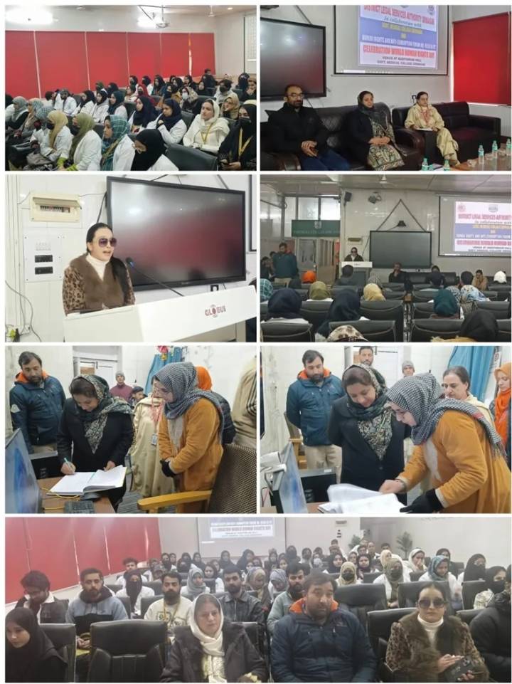 DLSA Srinagar Observes World Human Rights Day at GDC Srinagar