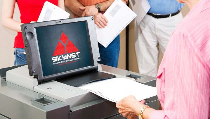 Skynet Introduces New Line Of Voting Machines