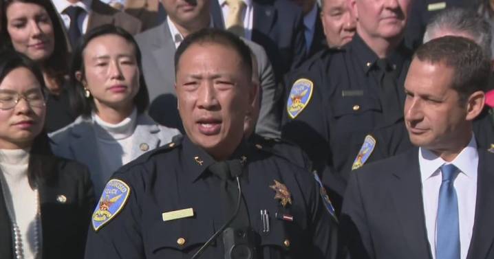 New San Francisco Police Chief Derrick Lew promises "golden era" at City Hall introduction