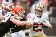 49ers’ Christian McCaffrey is active and good to go against Tennessee