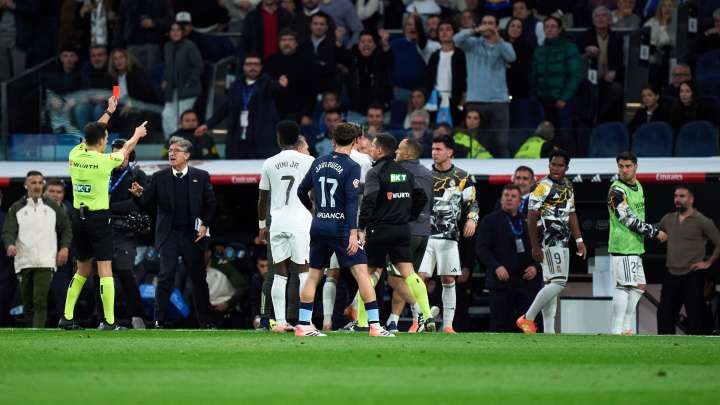 El 'nuevo' CTA: la Liga de Tebas tiene a los árbitros que sacan más rojas y casi triplican a la Premier