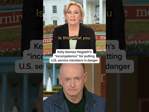 Kelly blames Hegseth’s 'incompetence' for putting U.S. service members in danger