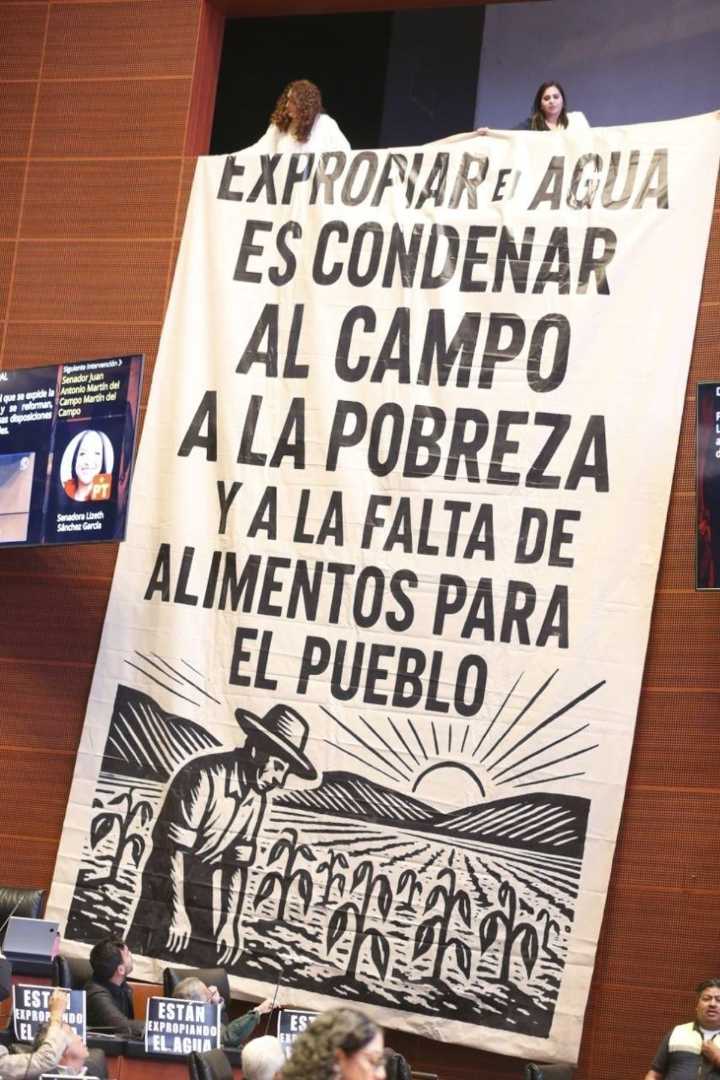 Aprueba Senado en “fast track” Ley de Aguas; “se criminaliza al campo”: oposición