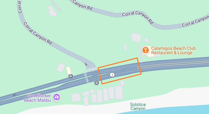 Overnight Lane Closures Set Near Corral Canyon Road