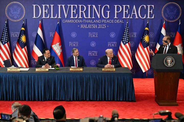 Tailandia y Camboya acuerdan cesar los enfrentamientos, anuncia Trump