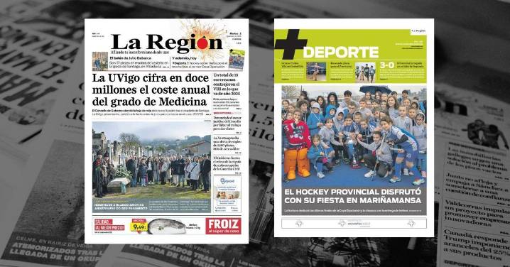 La portada de La Región de este martes, 2 de diciembre