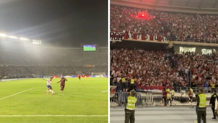 El gol de José Enamorado, a ras de campo y con sonido ambiente: Junior celebra en la final de Liga BetPlay contra Tolima