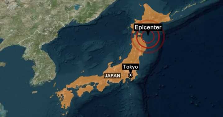 Tsunami warning issued for Japan’s northeastern coast after 7.6