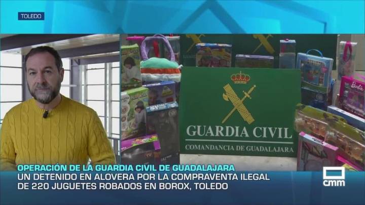 Un detenido tras robar más de 200 juguetes en Alovera (Guadalajara)
