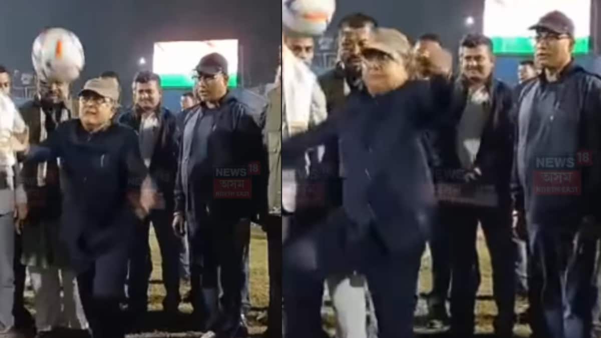 ‘Meme Material’: On Camera, Assam Minister Takes A Tumble During Football Kickoff