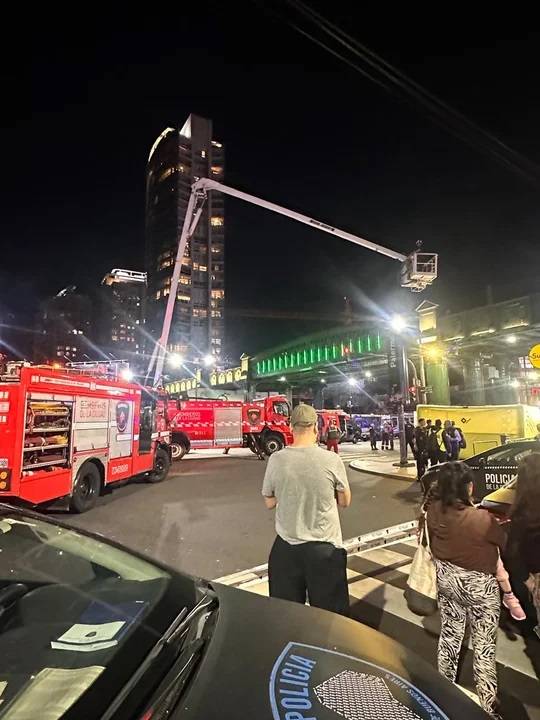 Rescate en el Puente Pacífico: un hombre con brote psicótico fue asistido