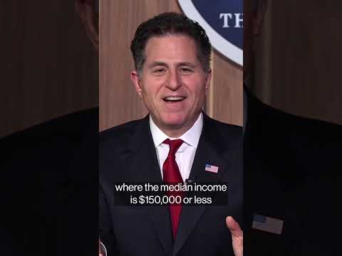 Dells give $6.25 billion to launch “Trump accounts” #shorts #dell #trump