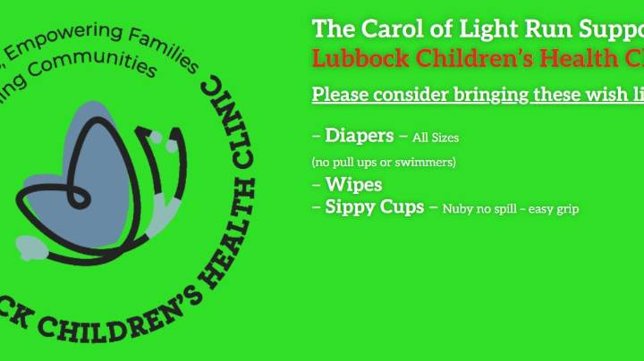 Carol of Lights run coming Sunday to Texas Tech campus