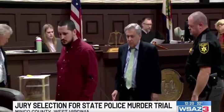 Jury selection for state police murder trial