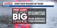 FIRST ALERT: Round of rain arrives to the Midlands this morning