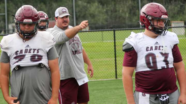Patrick Fogarty back at Benedictine leading Cadet offensive line in title game