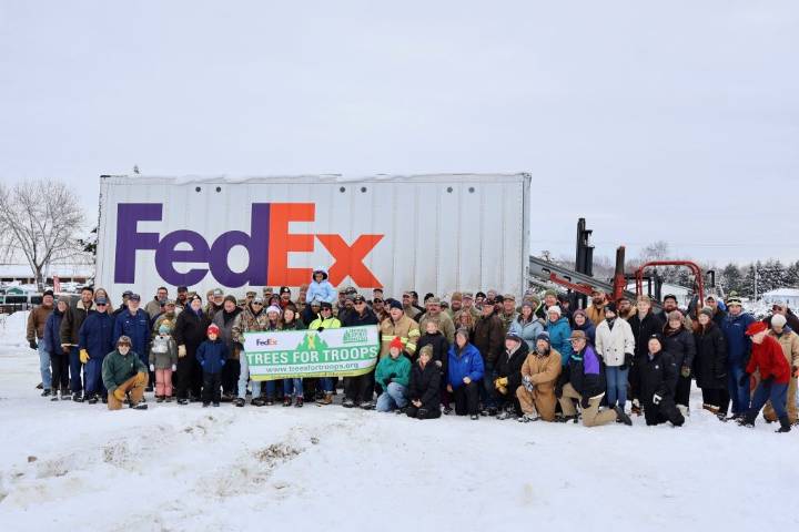 Wahmhoff Farms Nursery ships out more than 630 Christmas trees for the troops