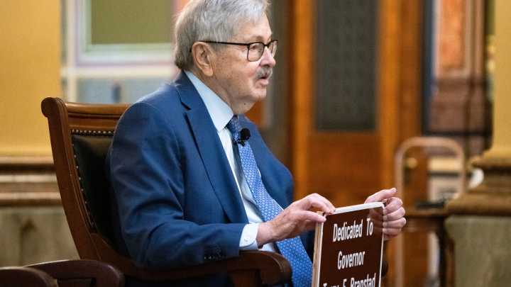 Former Gov. Terry Branstad receives Iowa's highest citizen award