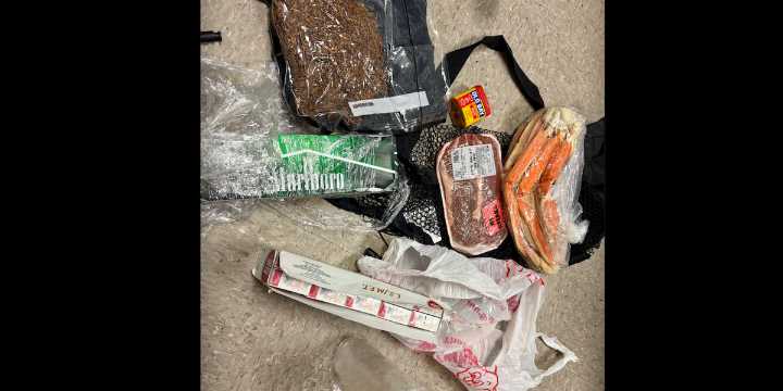 Intercepted prison drone drop includes ingredients for 'early holiday Old Bay crab boil and steak dinner,' officials say