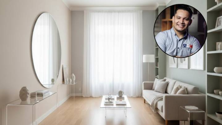 El truco simple de los arquitectos para que cualquier habitación de la casa parezca más grande