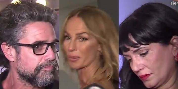 Luciano Castro y Griselda Siciliani hablaron sobre el tenso momento con Sabrina Rojas en la alfombra roja del Martín Fierro