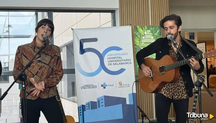 Un recital para "dulcificar espacios" en el Hospital de Salamanca
