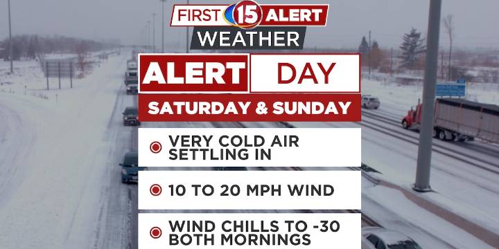 FIRST ALERT DAYS SATURDAY & SUNDAY
