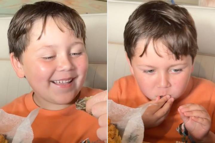 Boy 'So Excited' to Try His First Oyster, Reaction Makes Internet Laugh (Exclusive)