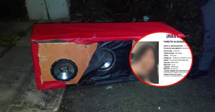 Encuentran en una bocina a Yareth Alexandra, menor desaparecida en Edomex