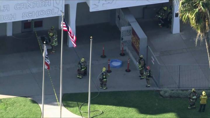 2 teens detained after chemical mixing sparks evacuation at La Cañada High School