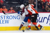 Flyers battle but can’t find a way to get past Avs