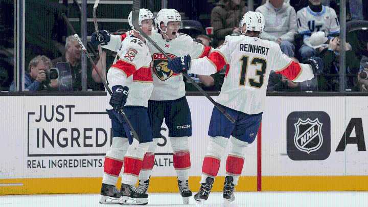 Lundell breaks tie late in 3rd, Panthers edge Mammoth