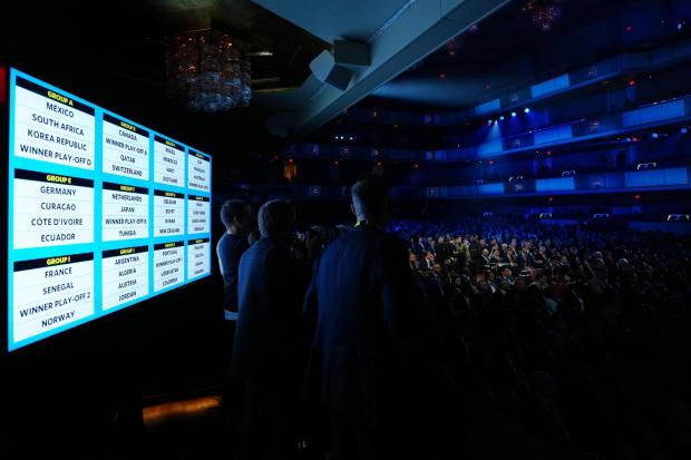 Music, comedy and a whole lot of Trump. And then finally, an actual World Cup draw