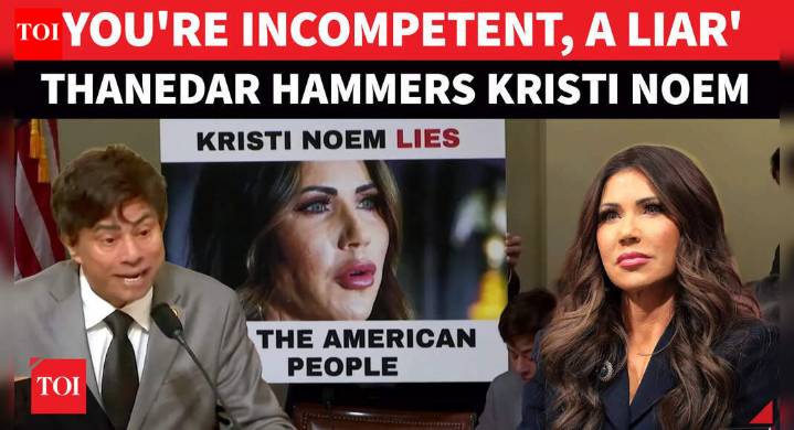 'I Am Sick Of Your Lies, You Must Be Fired': Rep. Thanedar Tears Into Kristi Noem In Fiery Exchange