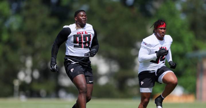 Falcons’ second-year defensive tackles Orhorhoro and Dorlus coming on