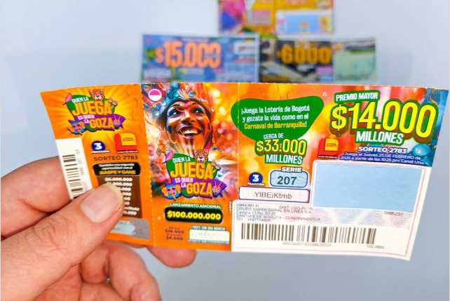Premio mayor de la lotería de Bogotá y Quindío 11 de diciembre de 2025