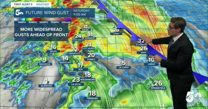 Warm and gusty Saturday ahead of another cold front, meteor shower views tonight