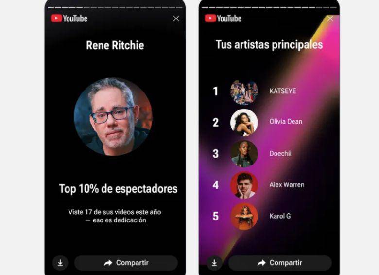 YouTube también lanzó el resumen de 2025 con los videos más vistos de cada usuario: así lo puede ver