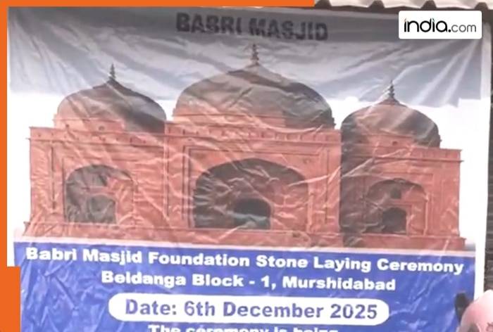 Babri Masjid foundation stone laid amid heavy security