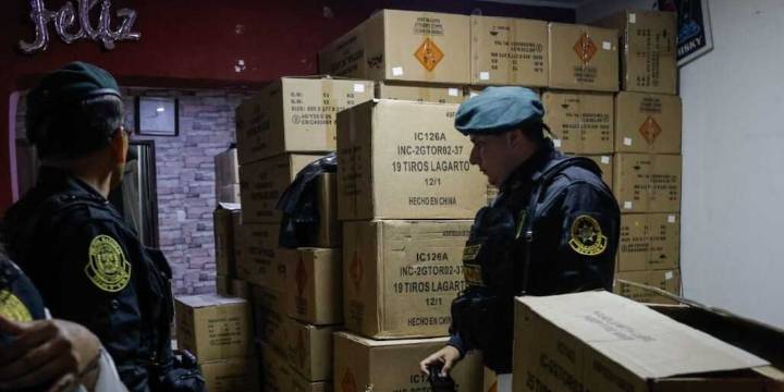Sucamec y PNP incautan cerca de 5 toneladas de pirotécnicos ilegales en Villa María del Triunfo