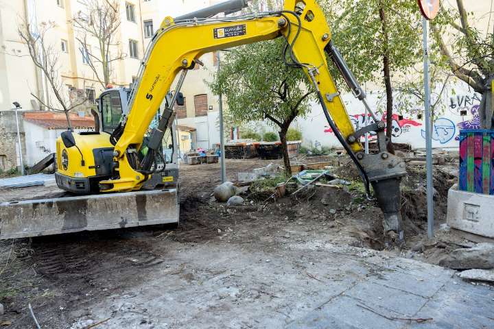 Arrancan las obras en el parque del Almendro entre quejas vecinales y de la oposición