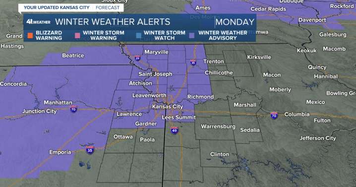 Preparations underway in Kansas City for incoming snow