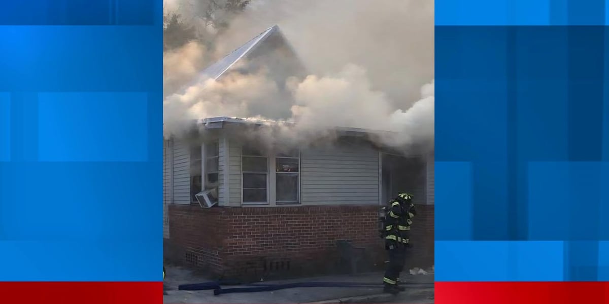 Structure fire in Valdosta