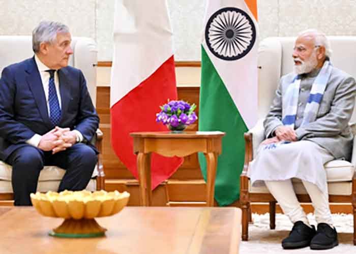 India and Italy are bound by solid friendship: Italian Deputy PM Tajani