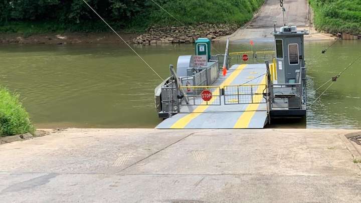 Mammoth Cave National Park provides update on Green River Ferry repairs
