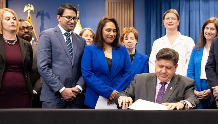 Pritzker signs law for Illinois to set its own vaccine guidelines in response to Trump skeptics