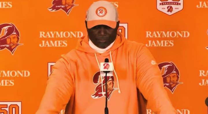 Bucs HC Todd Bowles Dropped 7 F-Bombs In Shocking Post-Game Rant After Devastating TNF Loss To Falcons [VIDEO]